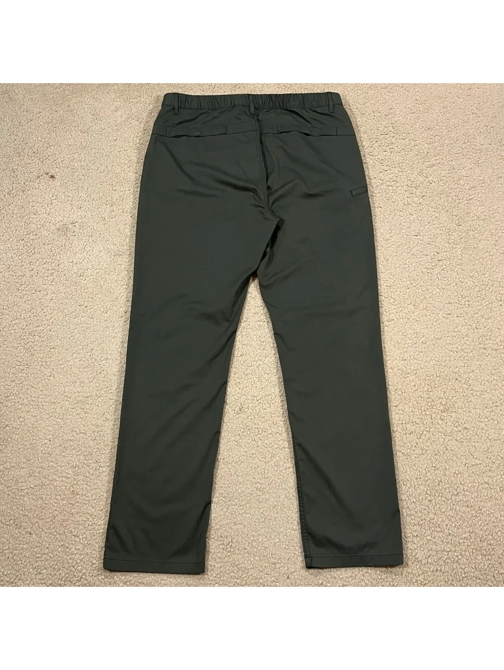 J.Crew Mens 1040 Athletic Fit Performance Pants Green Size 36x34